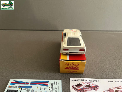 Voiture Miniature Lancia Rally Rallye Monte Carlo 1983 Solido Hachette 1/43