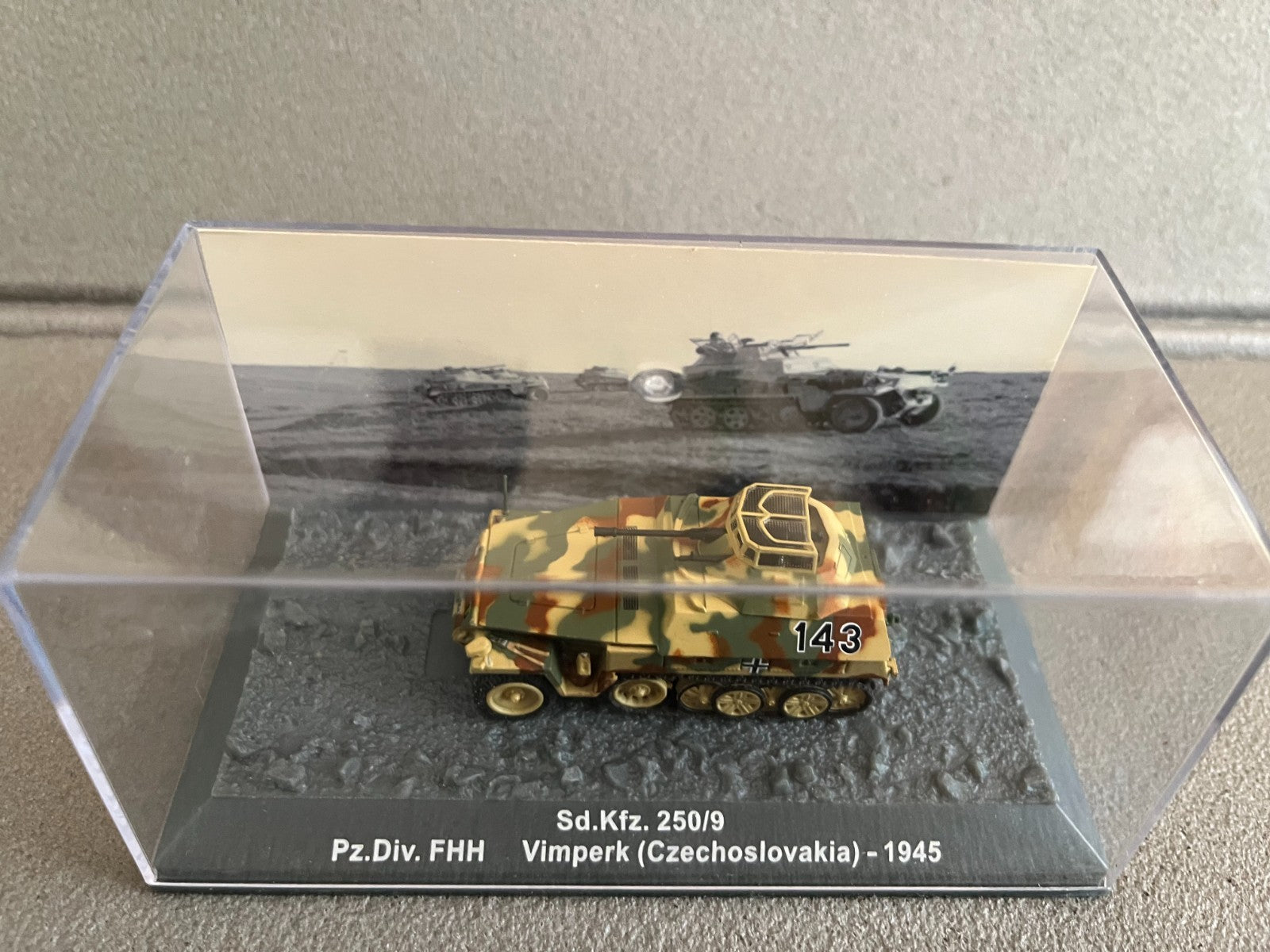 Miniature Militaire Char Tank Blindé Sd.Kfz. 250/9 Vimperk 1945 Altaya 1/72