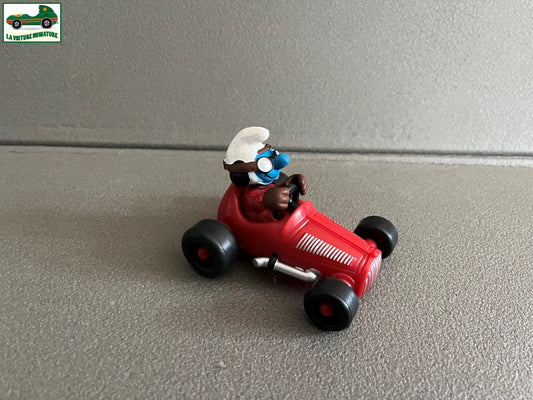 Voiture Miniature Schtroumpf Bolide Rouge Schleich 40255