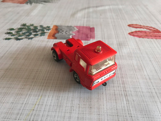 Ancienne Voiture Miniature Camion Tracteur Semi Remorque DAF Greece Plastique