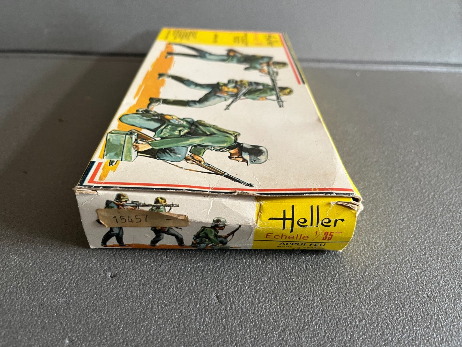 Maquette Militaire Figurine Soldat Heller Appui Feu Groupe Combat Allemagne 1/35