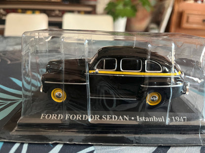 Voiture Miniature Ford Fordor Sedan Istanbul 1947 Taxi Du Monde au 1/43 Altaya