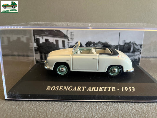 Voiture Miniature Rosengart Ariette 1953 au 1/43 Ixo Altaya