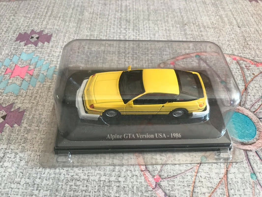 Voiture Miniature Renault Alpine GTA Version USA 1986 1/43 Eligor