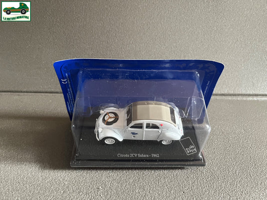 Voiture Miniature Citroen 2CV Sahara 1962 La Poste au 1/43
