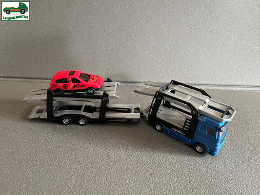 Miniature Camion Semi Remorque Porte Voiture China Echelle Type Majorette
