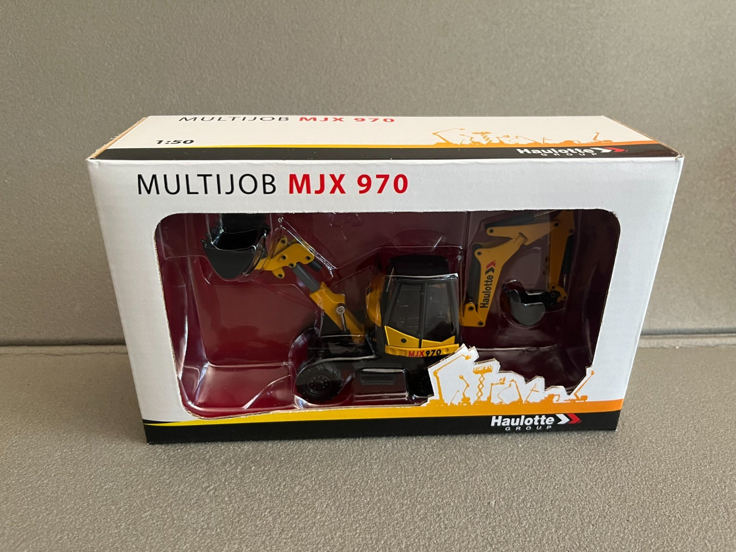 Miniature Véhicule Chantier Chargeur Pelle Multijob MJX 970 Haulotte Joal 1/50