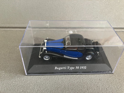 Voiture Miniature Bugatti Type 50 1932 Altaya au 1/43