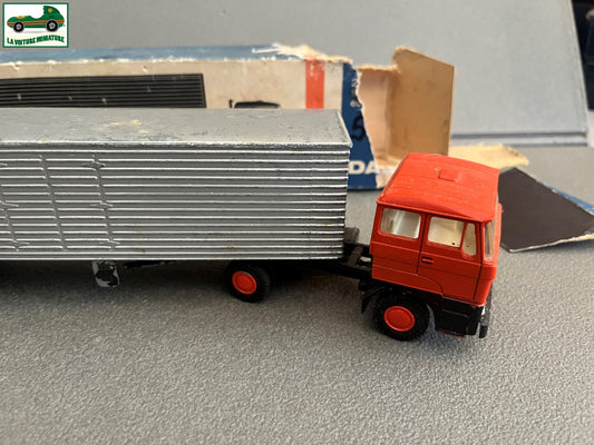 Ancienne Voiture Miniature Camion Semi Remorque DAF Lion Car 1/50 Défauts
