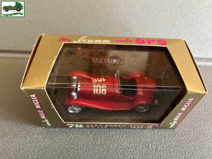 Voiture Miniature Alfa Romeo 2300 Mille Miglia 1932 Brumm au 1/43