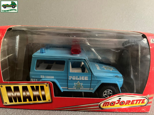 Voiture miniature Mercedes 230GE Police Maxi Majorette Série 3000