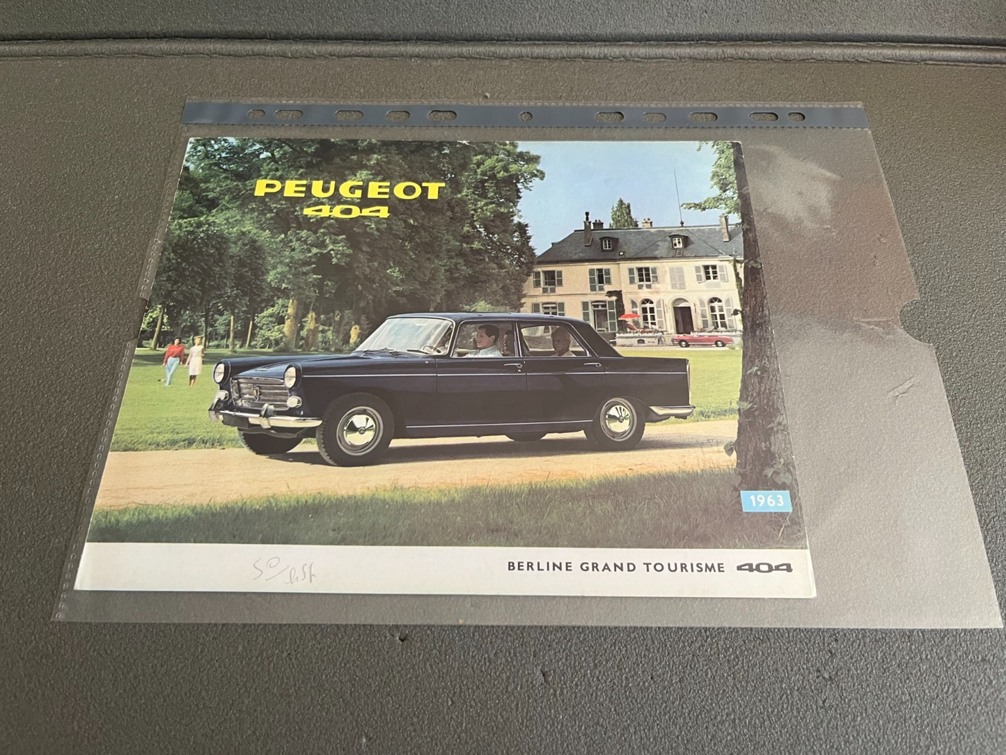 Ancien Dépliant Brochure Documentation Automobile Peugeot 404