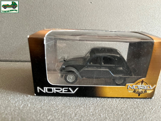 Voiture miniature Citroen 2CV Grise 3 inches 1/64