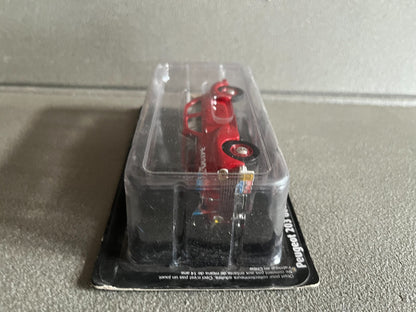 Voiture Miniature Peugeot 203 Découvrable L'Equipe 1949 Tour Vélo Norev 1/43