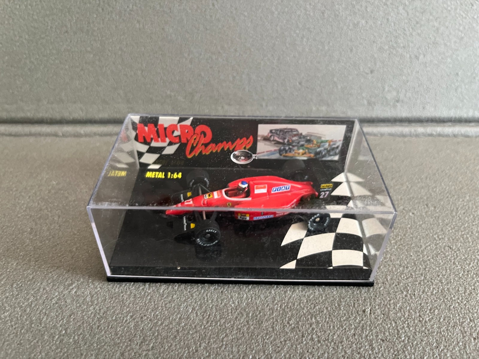 Voiture Miniature Formule 1 F1 Ferrari Alesi MicroChamps Minichamps au 1/64