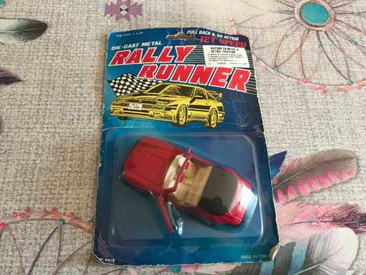 Voiture Miniature Vintage Porsche Rally Runner Jet Speed Die Cast Metal