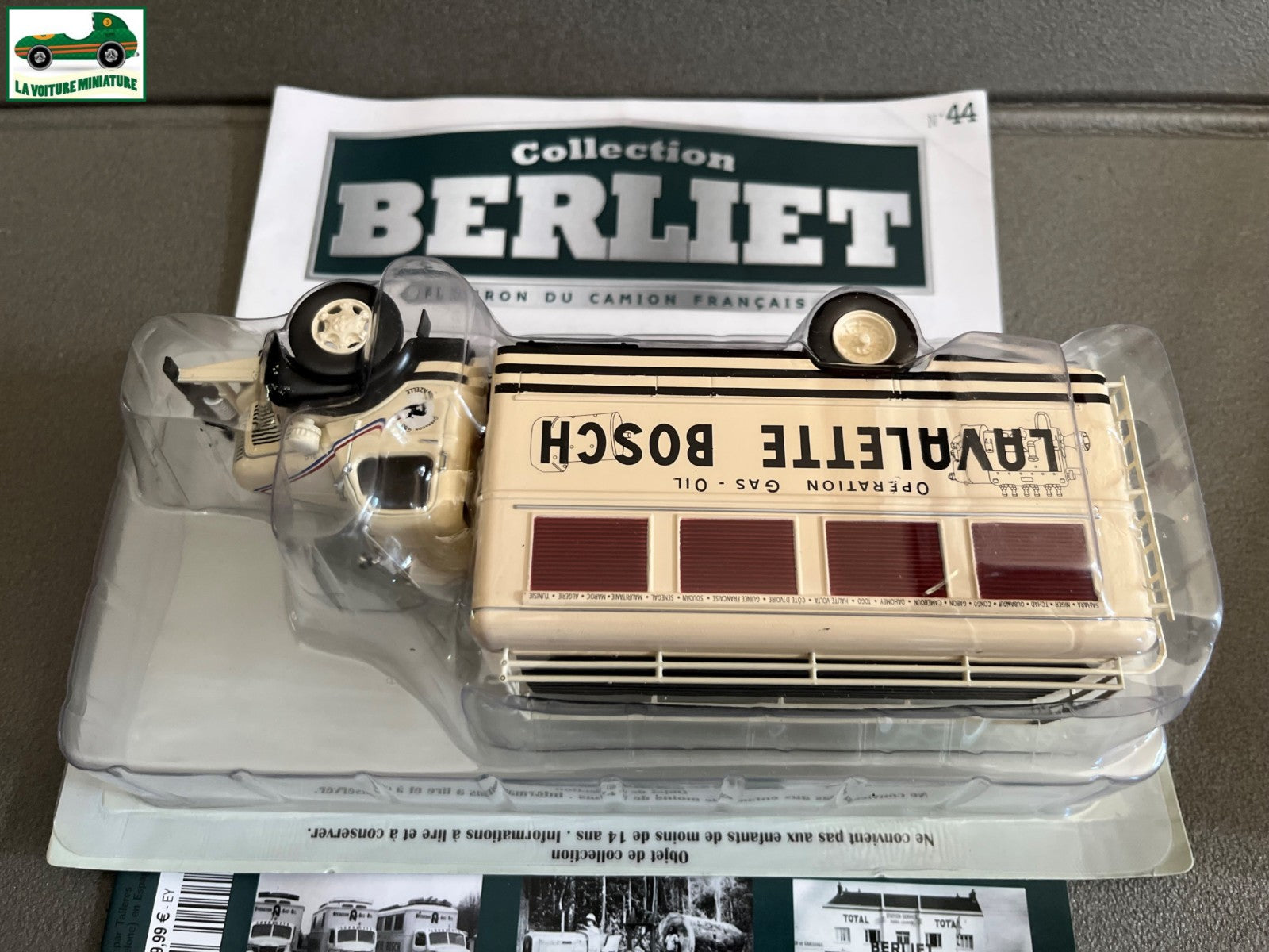 Voiture miniature Camion Berliet GLC 6 Gazelle Hachette 1/43