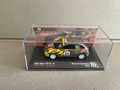 Voiture Miniature Seat Ibiza TDI Gr. N Rallye de Salamanca 2003 au 1/43