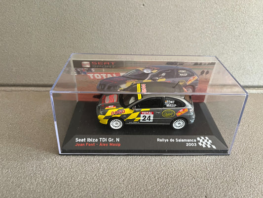Voiture Miniature Seat Ibiza TDI Gr. N Rallye de Salamanca 2003 au 1/43