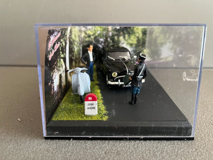 Voiture Miniature Simca Aronde Messagère Etape 44 La Route Bleue RN7 1/43