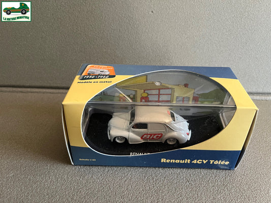 Voiture Miniature Utilitaire Renault 4cv Tolée BIC Atlas Eligor 1/43