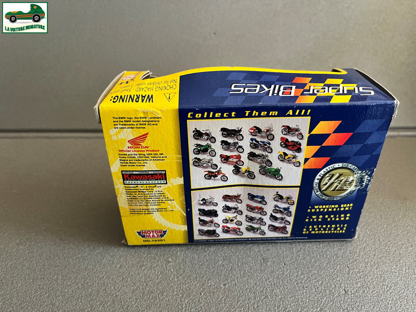Moto miniature Kawasaki Ninja Super Bikes Motor Max 1/18