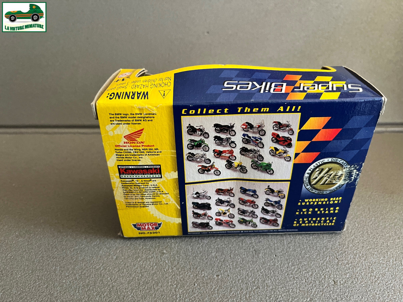 Moto miniature Kawasaki Ninja Super Bikes Motor Max 1/18