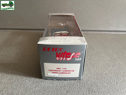 Voiture Miniature Chevrolet Corvette Open Cabriolet Retro Vitesse au 1/43