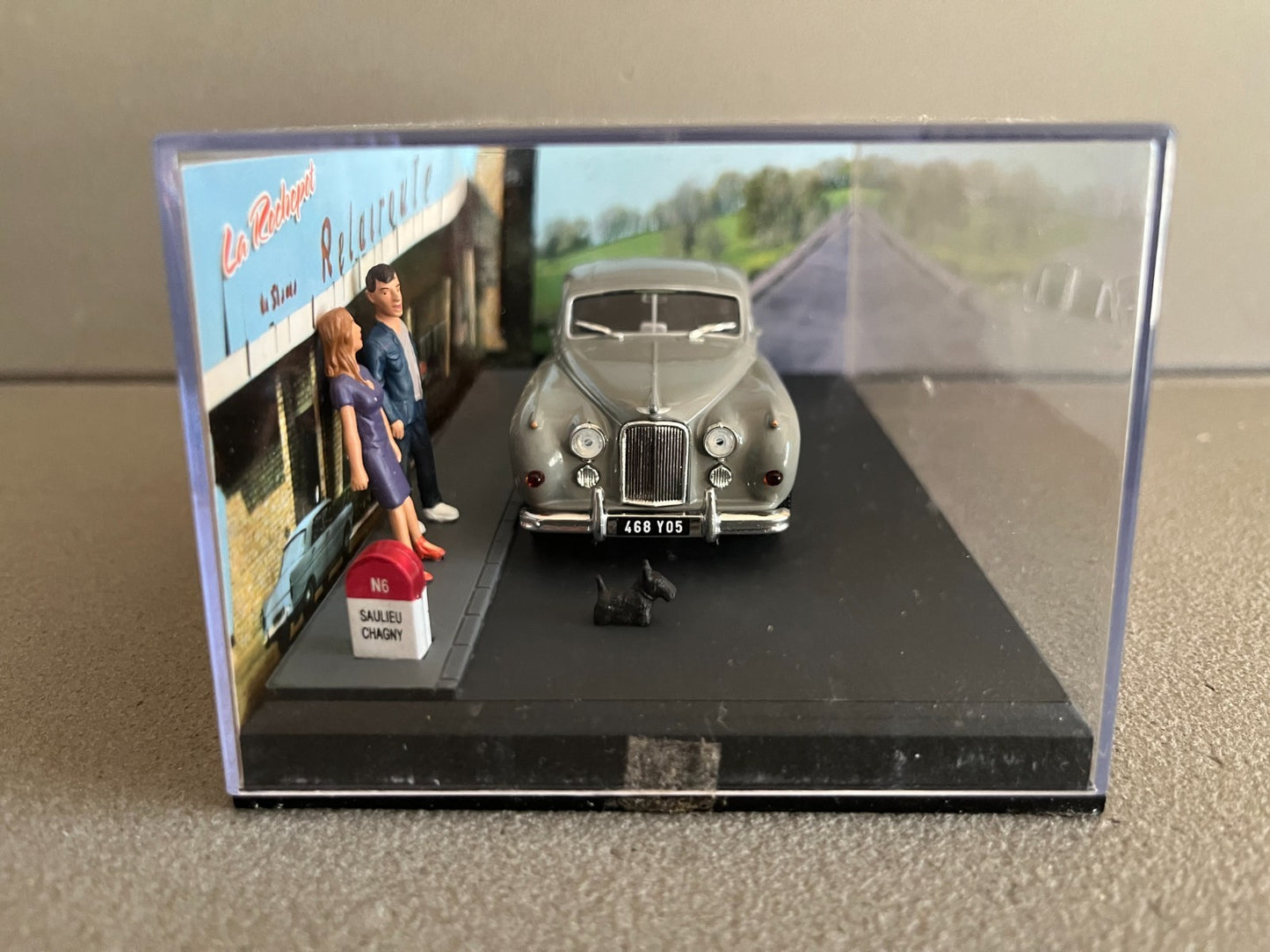 Voiture Miniature Jaguar MK VII Etape 47 La Route Bleue RN7 1/43