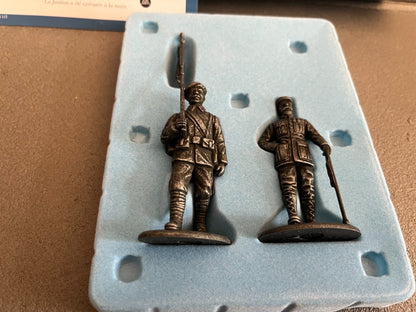 Soldats MHSP Campagnes de 14-18 Général Gouraud Chasseur Alpin Atlas Plombs