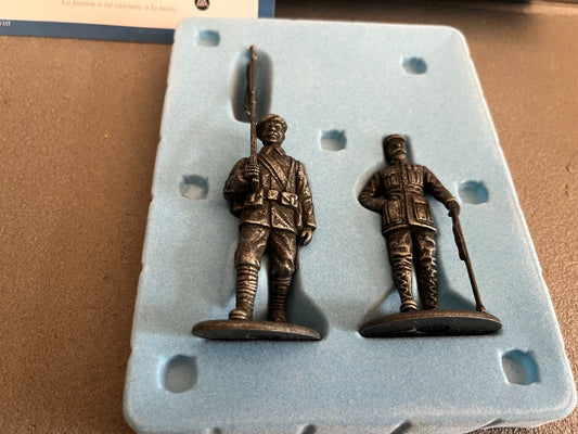 Soldats MHSP Campagnes de 14-18 Général Gouraud Chasseur Alpin Atlas Plombs