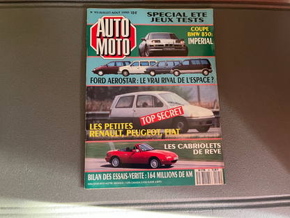 Livre Revue Voiture Automobile AutoMoto N°95