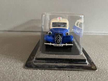 Voiture Miniature Citroen Traction 11 Saigon 1955 Taxi Du Monde au 1/43 Altaya