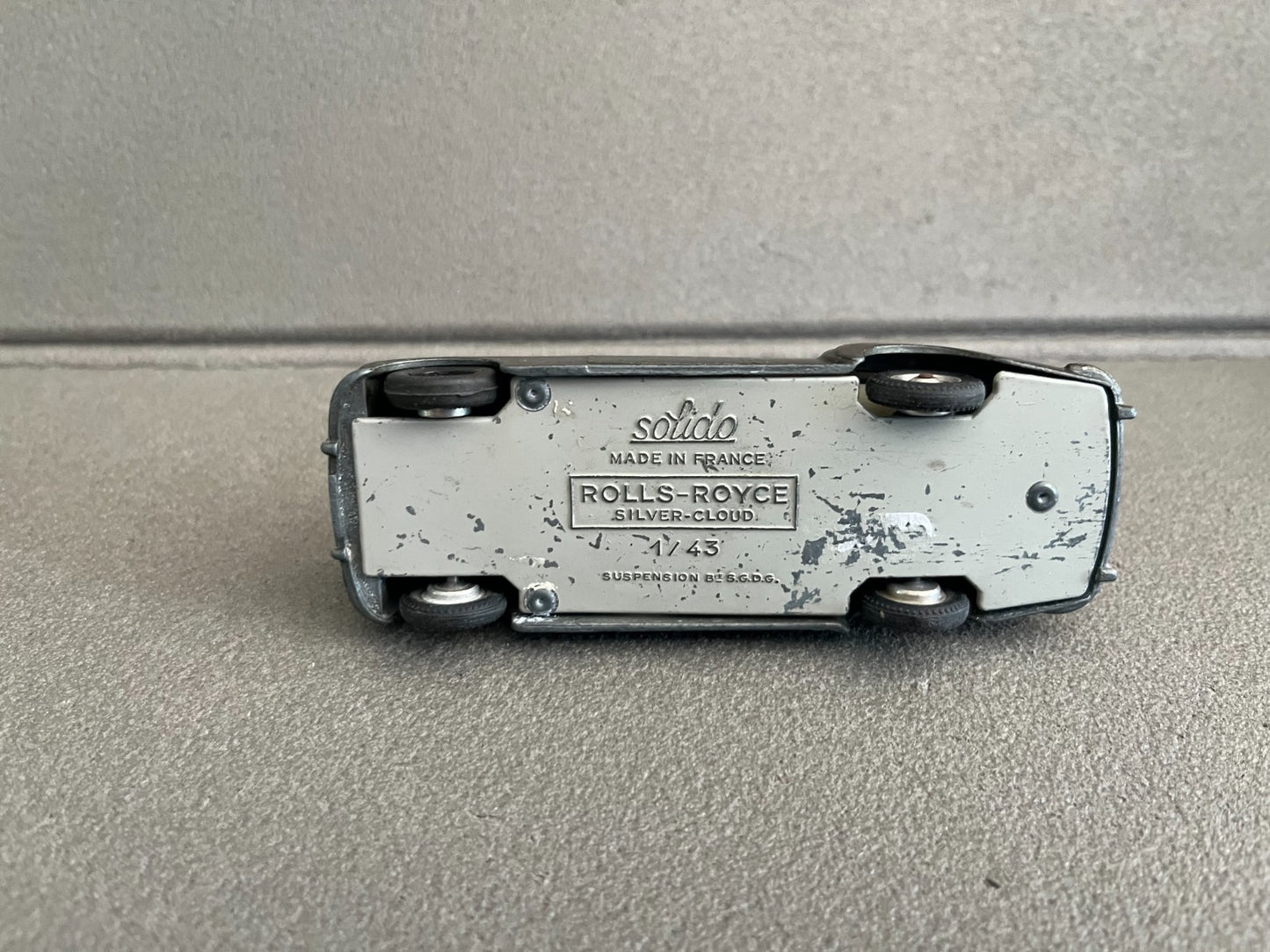 Ancienne Miniature Voiture Rolls Royce Silver Cloud Solido Serie 100 France