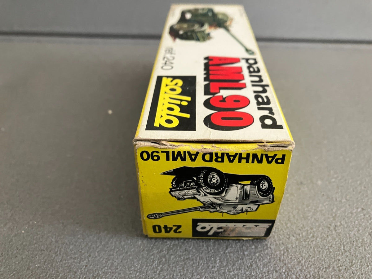 Ancienne Miniature Militaire Blindé char Panhard AML 90 240 Solido France 1/50