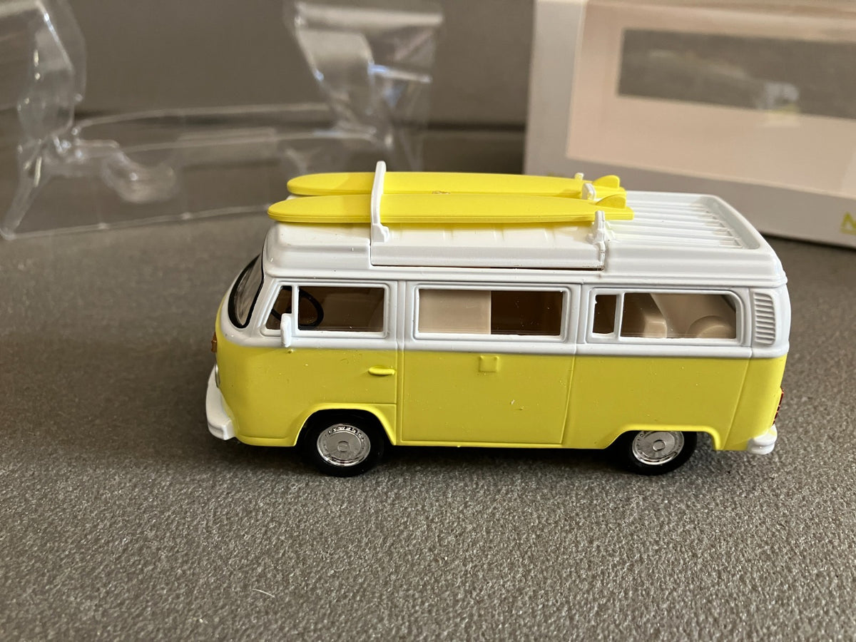 Voiture Miniature Volkswagen Combi T2B Camping Car Van Norev 1/43