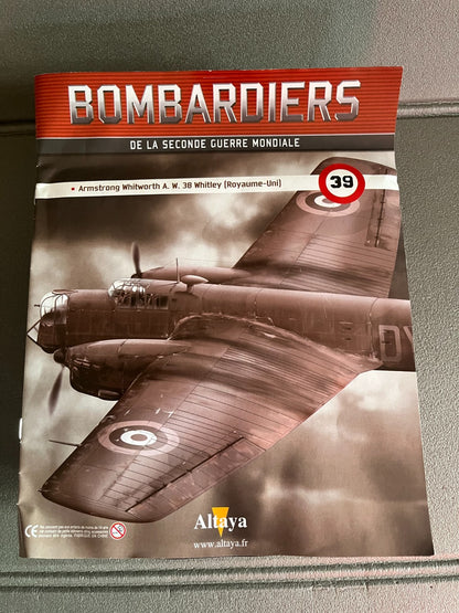 Avion miniature Militaire Bombardier Armstrong Whitworth AW38 Altaya 1/72