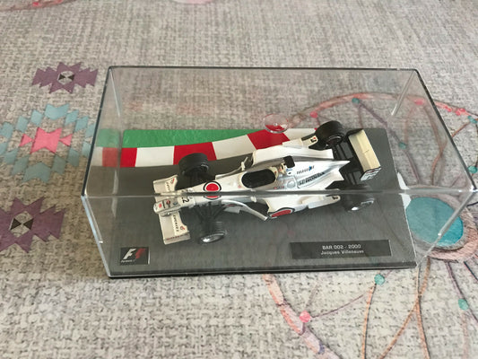 Voiture miniature Formule 1 F1 Bar 002 2000 Jacques Villeneuve au 1/43