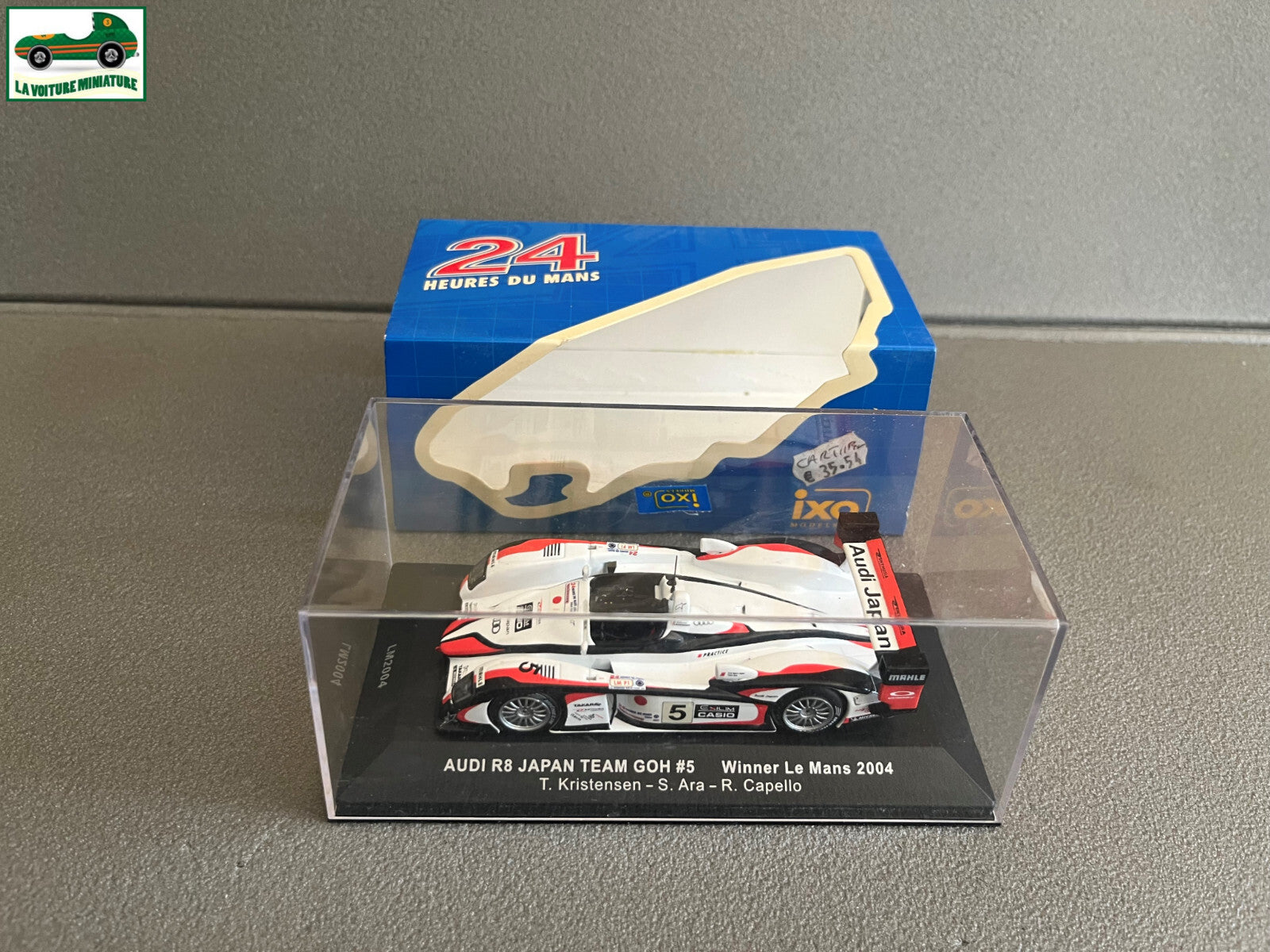 Voiture Miniature Audi R8 Japan Team GOH Winner Le Mans 2004 Ixo au 1/43
