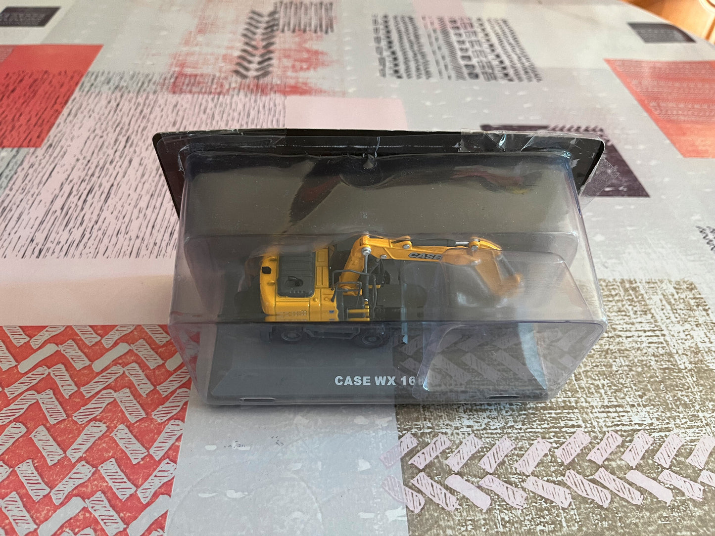 Miniature Véhicule de chantier Pelle Case WX 168 Hachette 1/72