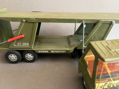Jouet Ancien Voiture Miniature Camion porte Voiture Coloso Gozan Spain