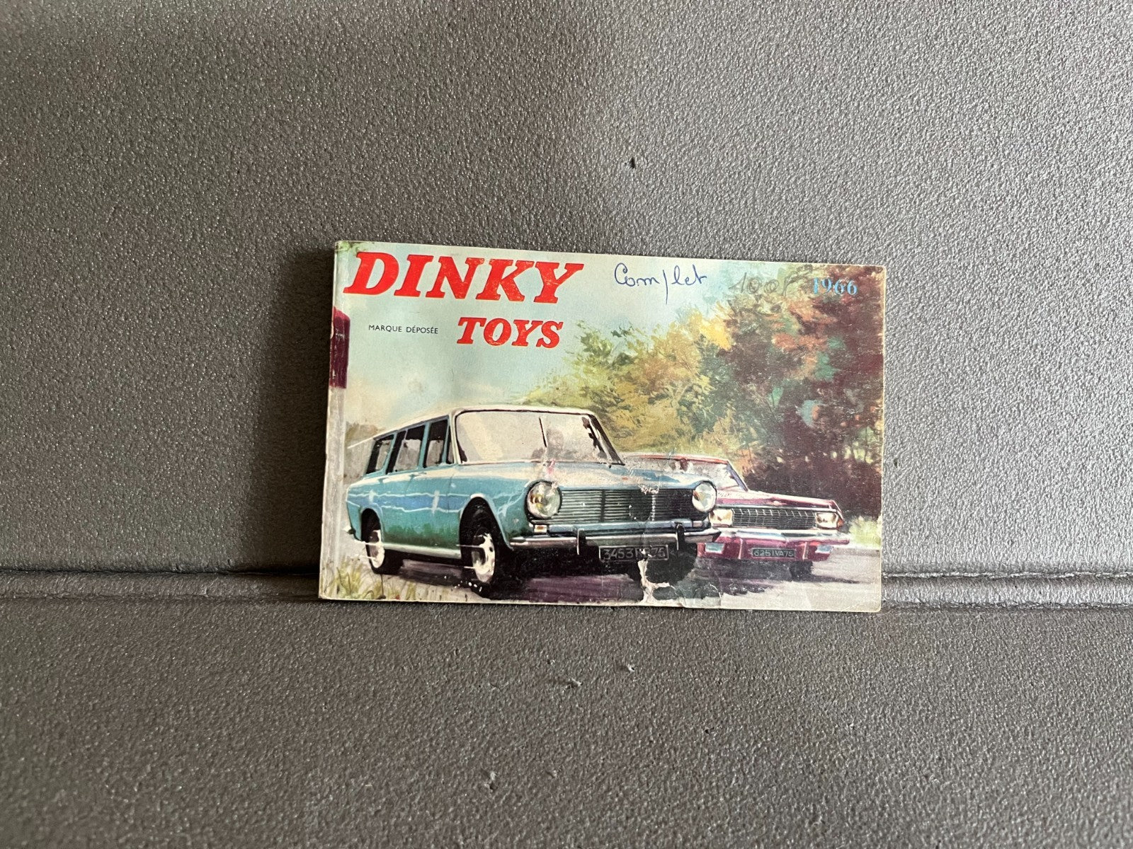 Ancien Dépliant Documentation Catalogue Jouet Voiture Dinky Toys 1966