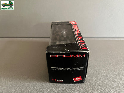 Voiture Miniature Porsche 500 1500/RS Spyder Le Mans Brumm Italy au 1/43