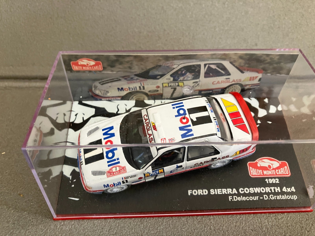 Voiture Miniature Ford Sierra Cosworth 4x4 Rallye Monte Carlo 1992 Altaya 1/43
