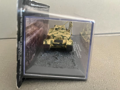 Miniature Militaire Char Tank Blindé Bergepanzer Tiger Italy 1944 Altaya 1/72