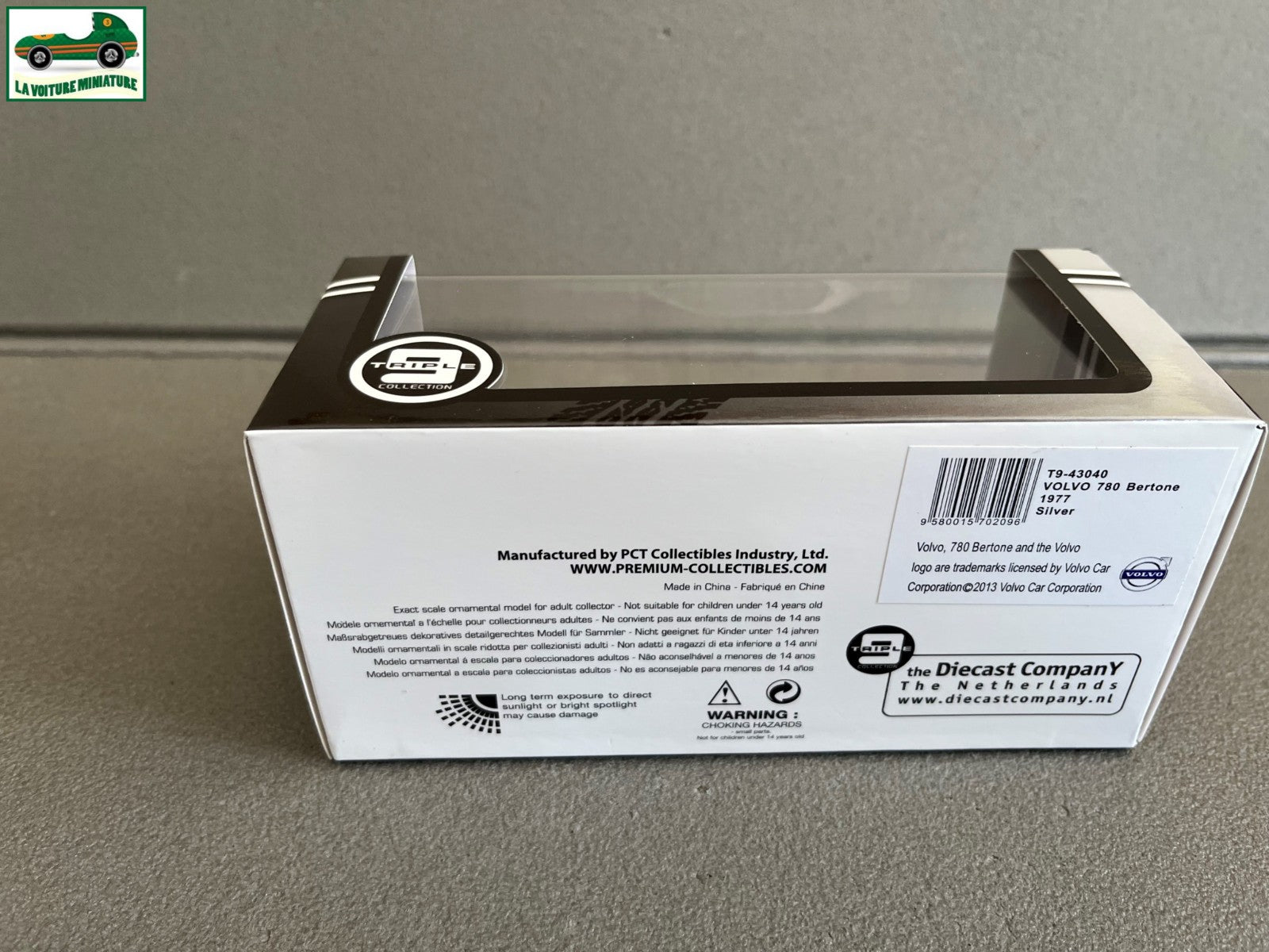Voiture Miniature Volvo 780 Bertone Triple 9 au 1/43