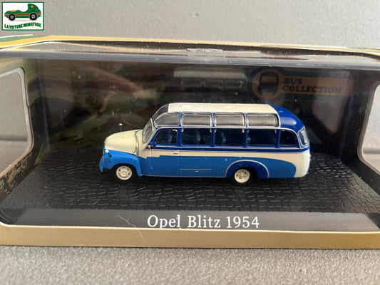 Voiture miniature Opel Blitz 1954 Autobus Bus Collection Atlas 1/72