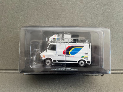 Camion Assistance Rallye Citroen C35 Phase 2 Team Peugeot Sport 1983 Altaya 1/43