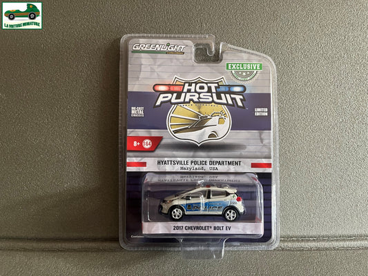 Voiture Miniature 2017 Chevrolet Bolt EV Police Greenlight au 1/64