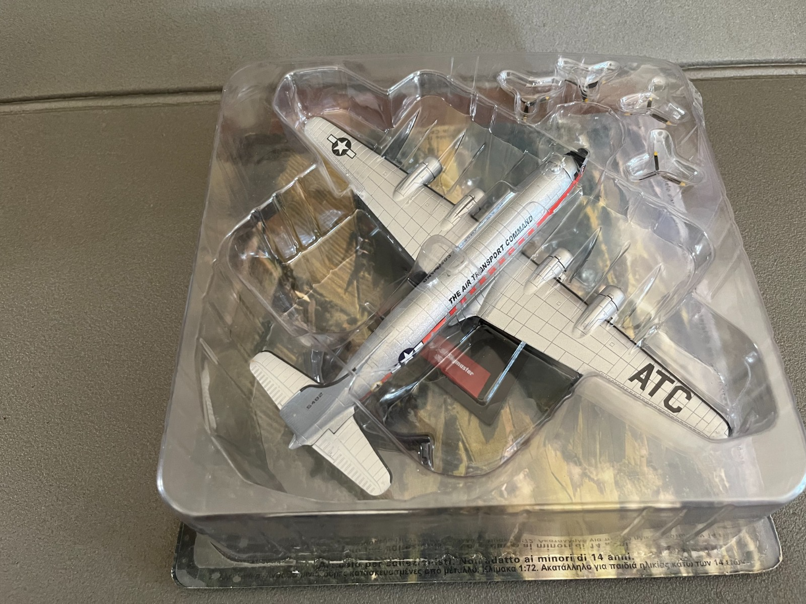 Avion miniature Militaire Bombardier Douglas C-54 Skymaster Altaya 1/72
